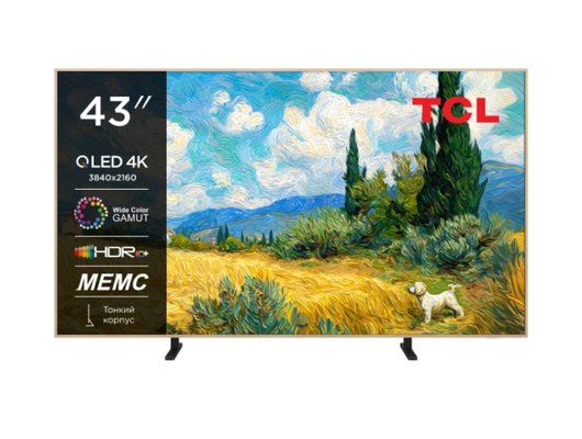 4K (Ultra HD) Smart телевизор TCL 43A400 Pro